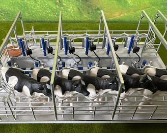 DeLaval 1/64 scale double herringbone milking parlor model. ( Please read description)
