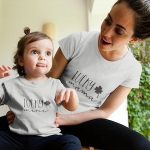 T-Shirt Mama and Mini Mother-Child Shirt matching shirts partner look mom and child