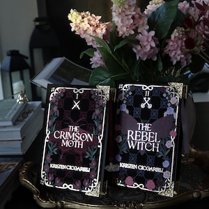 Handmade Rebound Crimson Moth Duology: Vintage Inspired Book Set