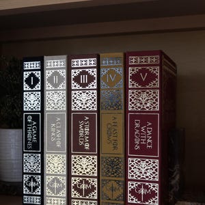 A Song of Ice and Fire by George R.R. Martin | Handmade Special Edition Rebound Books