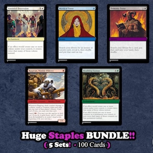 MTG Proxy Staples Bundle - Commander, EDH, Magic the Gathering, MTG Proxies
