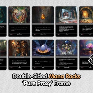 MTG Proxy Mana Rocks - Commander, EDH, Magic the Gathering, MTG Proxies