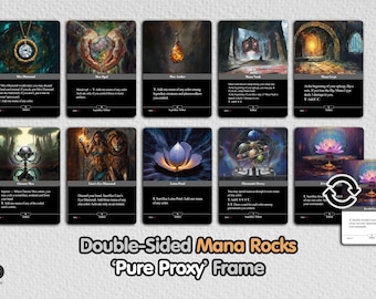 MTG Proxy Mana Rocks - Commander, EDH, Magic the Gathering, MTG Proxies