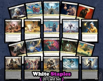MTG Proxy White Staples - Commander, EDH, Magic the Gathering, MTG Proxies