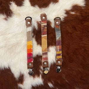 Pendleton Pacifier Clip Set of 3 | Red | Cowboy Pacifier | Cowgirl Pacifier | Western Pacifier | Baby Gifts | Mama Gifts | Baby Shower Gifts