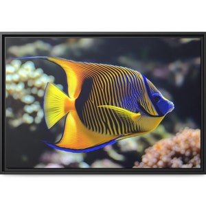 Angelfish Art Design | Canvas Print Décor Home & Office Decoration | Canvas Ready To Hang