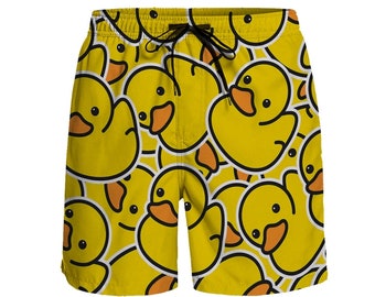 Gelbe Enten Sport Shorts