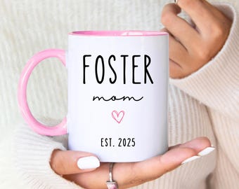Personalized Foster Mom Coffee Mug, Custom Foster Mother Appreciation Gifts, Foster Parents gift idea, Foster care, Foster Family Gifts