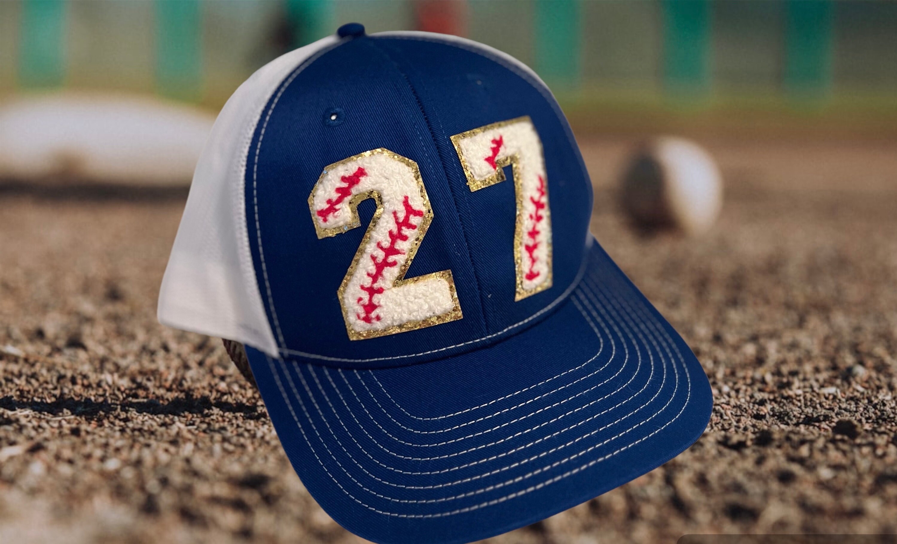 Customized Baseball Number Patch Baseball hat