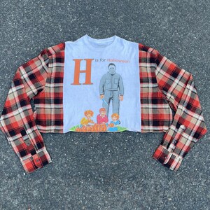 Reworked 1 of 1 Halloween Flannel Tee