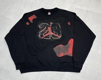 Reworked 1 of 1 Vintage Jordan Crewneck Hoodie