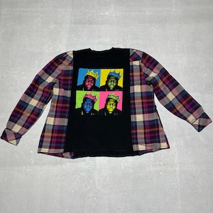 Reworked 1 of 1 Biggie Flannel Tee