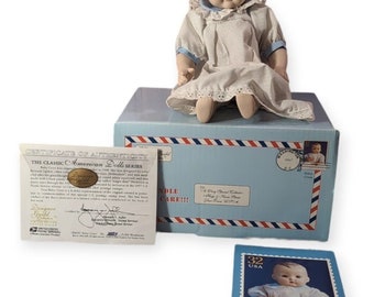 1998 USPS Designer Guild Collection Baby Coos Porcelain Doll Limited Edition 222
