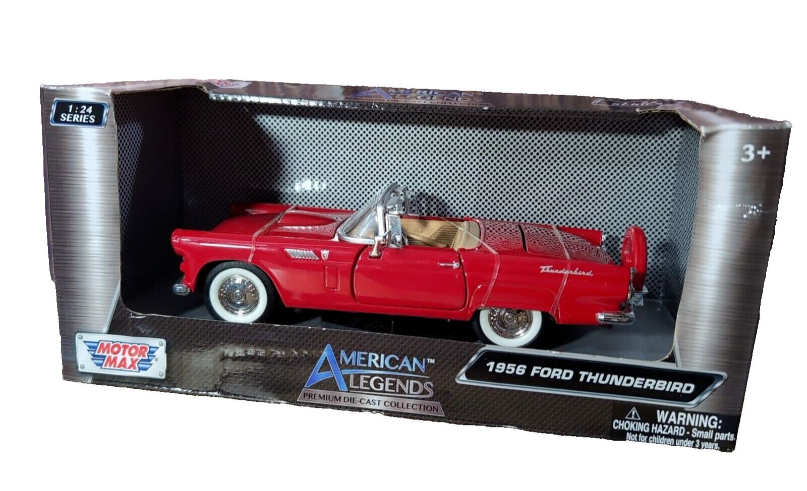 1956 Ford Thunderbird Convertible Motor Max DIE CAST METAL