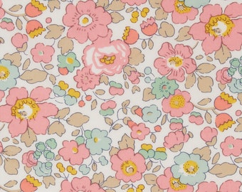 Pink Betsy Liberty of London Cotton Tana Lawn Fabric