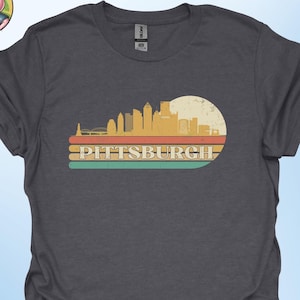 Pittsburgh City Skyline Shirt, Pittsburgh Gifts, Pittsburgh Apparel, Retro Pittsburgh T-Shirts, Pittsburgh Sweaters, Pittsburgh Hoodies