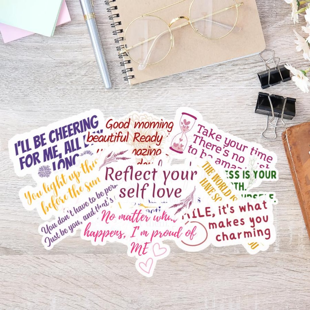 Self Love Inspirational Sticker for Self Care Queen Vibe Positive ...