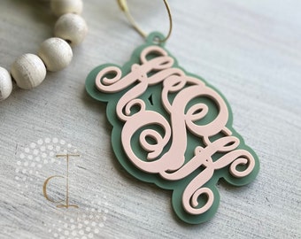 Custom Monogram Acrylic Bookbag tags, Backpack keychain, Personalized Bag Tag, Custom Name Keychains, Back to School Unique Gift