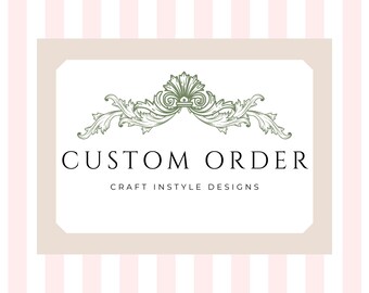 Custom Acrylic Cutout | Logo, Names, Monograms, Cake Toppers
