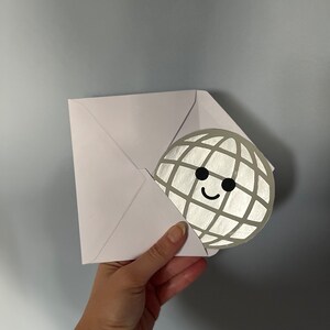 Carte de voeux/carte de correspondance smiley boule disco (intérieur vierge) - Cartes sans occasions