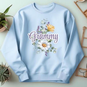 BUNDLE: Grammy Daisy Shirt Design svg png (Granny, Mimi, Gigi, Mamaw, Grandma & Nana) Sweatshirt Birthday Mother&#39;s Day Easter Gift