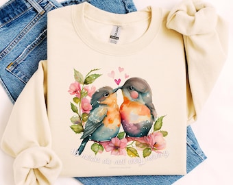 His Mercies are New - Spring Robins - png svg for DTF shirts, cards, and other prints; Christian Inspirational Gifts