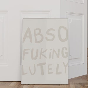 Esthetische woonkamer decor poster | Woonkamer Afdrukken | Coole trendy print | Unieke afdruk | Moderne appartementkunst | Absoluut
