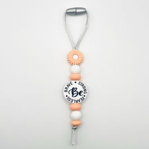 Be Brave Peach Flower Car Hanger
