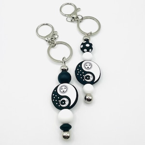 Yin and Yang Keychain