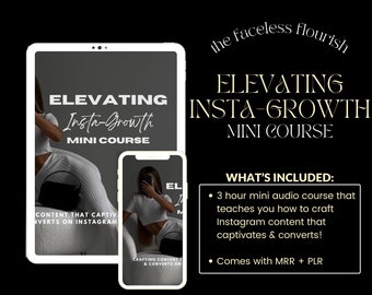 Instagram Mini Course with Master Resell Rights (MRR & PLR) | Instagram Growth | Instagram Reels | Digital Course | Digital Marketing