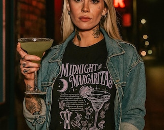 Practical Magic T-Shirt: Midnight Margaritas, Witchy Graphic Tee