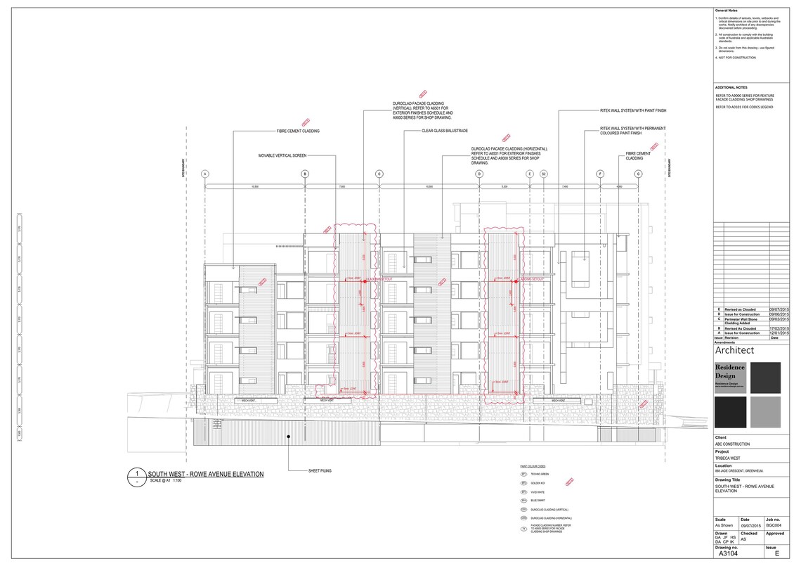 Picture of Architectural Apartment Elevation Drawings - Etsy