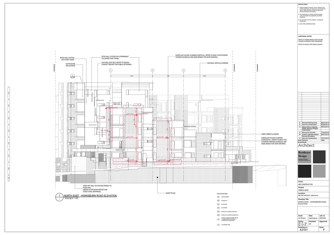 Architectural Apartment Elevation Drawings - Etsy