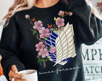 Freedom Since For Ever Sweatshirt, Butterfly Fairy Wings Shirt, Insect Coquette Clothes Cozy Top
