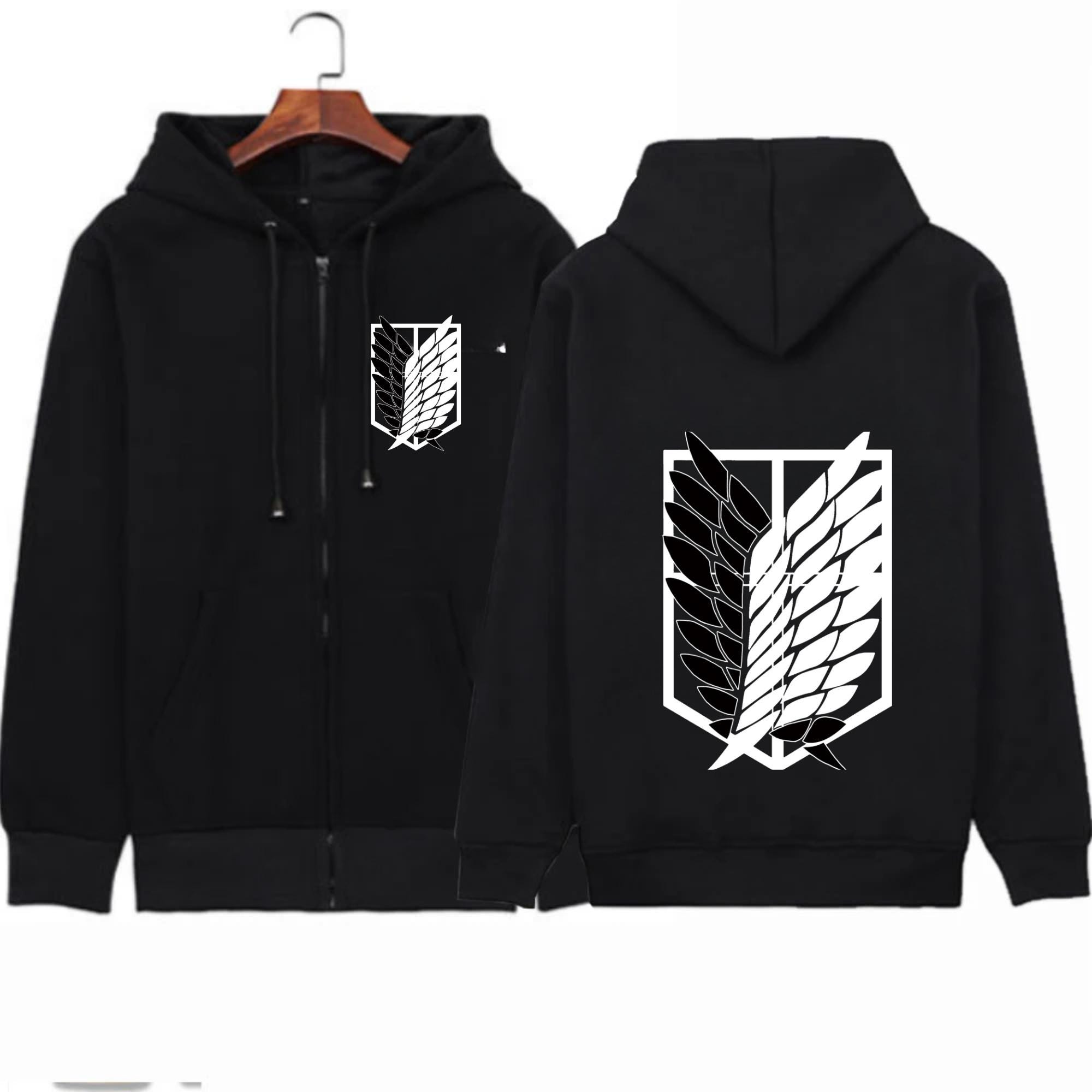 Attack on Titan Zip-up Hoodie, Sweatshirt, Shirt, Anime