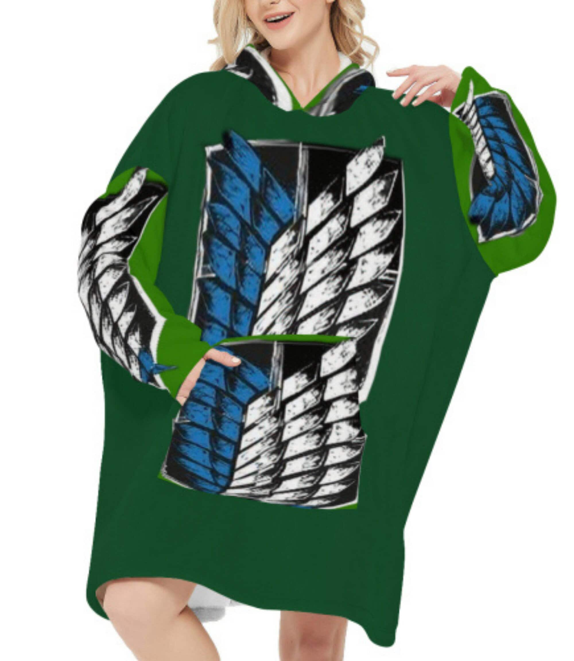 Aot blanket hoodie hot sale