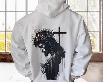 Jesus Is King Hoodie - Christian Sweater, Oversized Godly Sweatshirt, Trendy Christian Gift, Religious Apparel, Unisex Hoodie