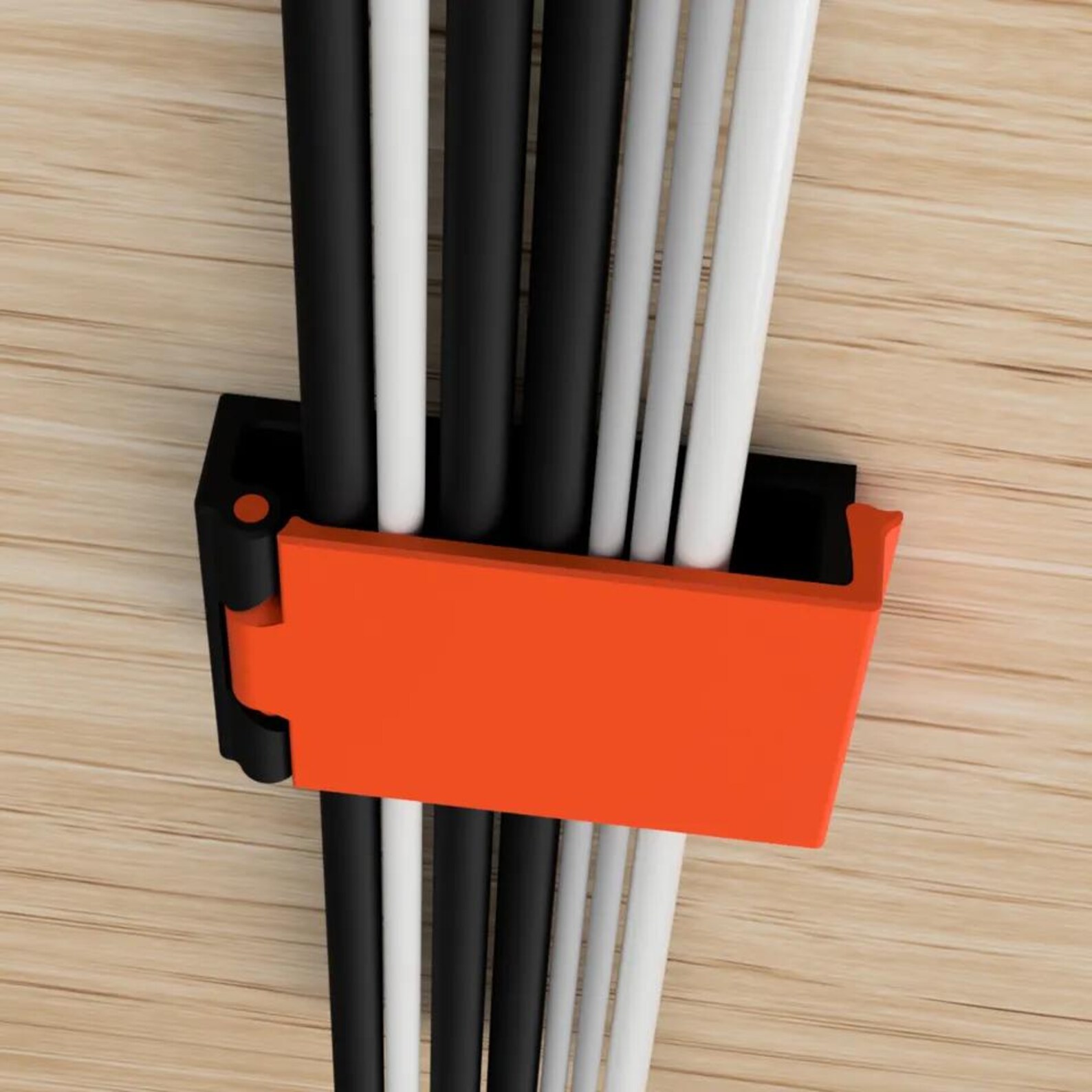 Parametric Cable Organizer 3D Print | Customizable Wire Holder | Fusion ...