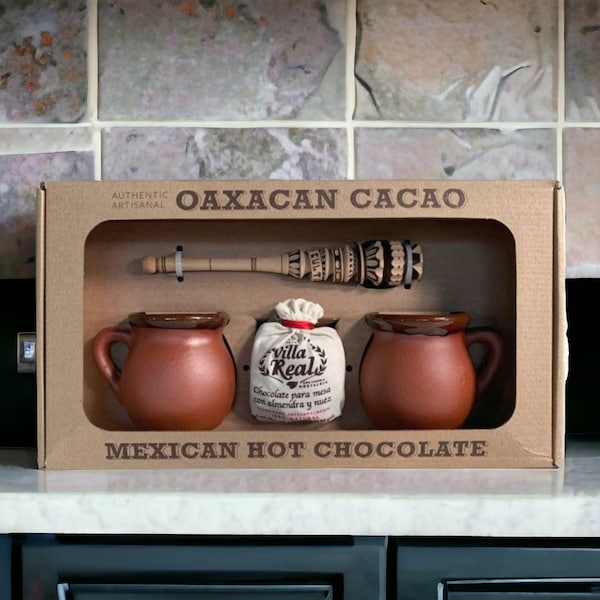 Mexicaanse bereidingsdoos voor warme chocolademelk