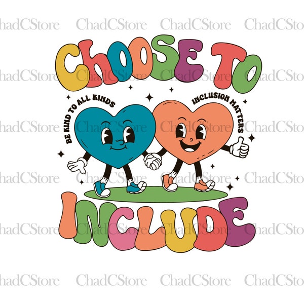 Choose To Include Autism Awareness SVG, Digital Download