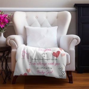 Velveteen Plush | Daughter Blanket | Gifts for her | Gifts for daughter | To my daughter | Daughter gift | Gift from mom | Valentine