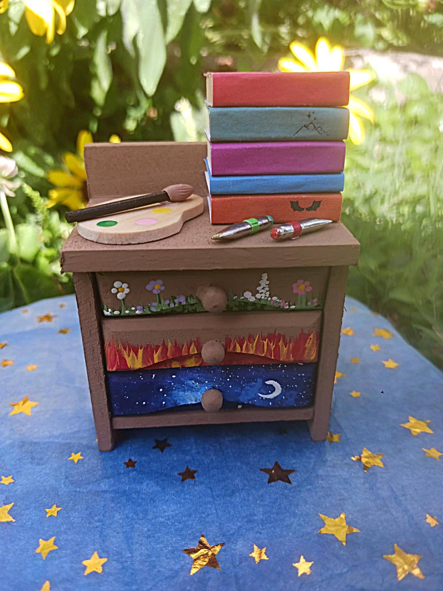 ACOTAR mini dresser inspired by Feyre