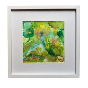 Original Watercolor Painting Abstract Wall Art