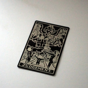 Metalen Tarotkaart - Oordeel