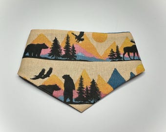 Mountains Snap Dog Bandana