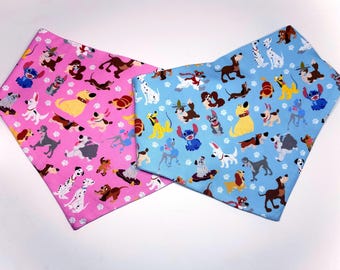 Animated Dogs Snap Dog Bandana