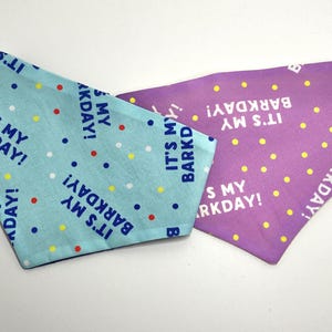 Its my Barkday Snap Dog Bandana