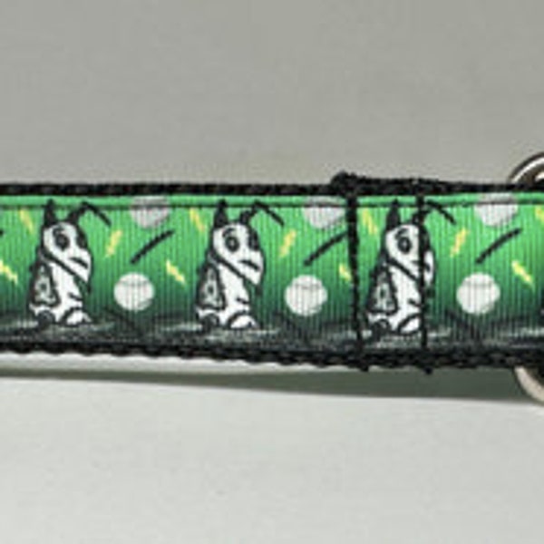 Frankenweenie 1 inch Dog Collar