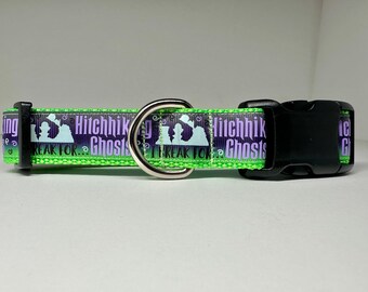 Ghosts 1 inch Dog Collar