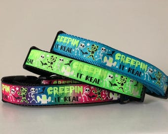 Creepin it Real 1 inch Dog Collar